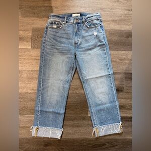 LOFT Light Blue Distressed Denim Jeans